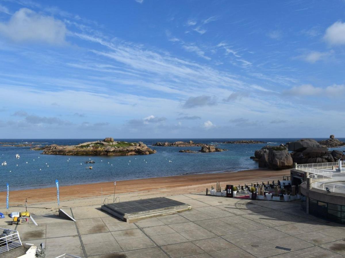 Superbe Appartement Avec Vue Mer Et Parking A Tregastel - Fr-1-368-29 Exterior foto